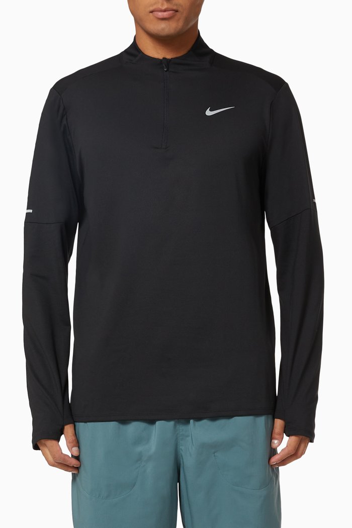 

Dri-FIT Element Half-zip Top in Recycled Polyester, Black