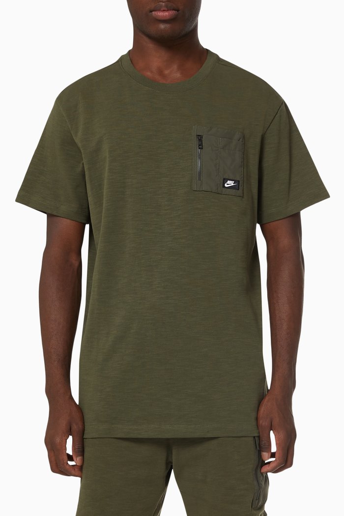 

Sportswear Lightweight Essential T-shirt in Jersey, Grey