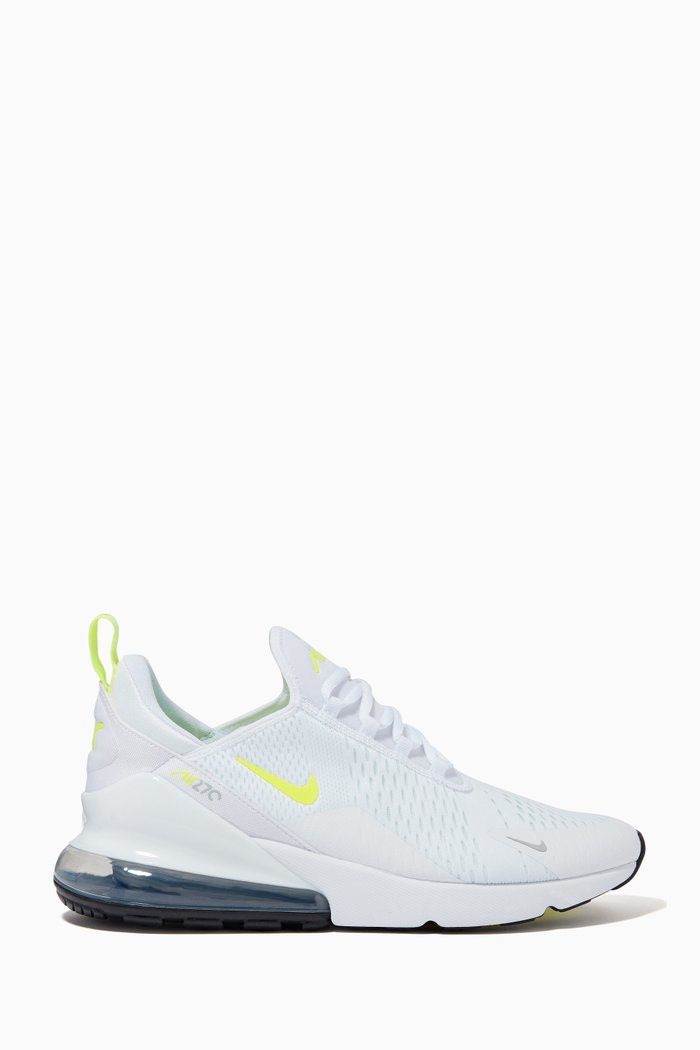 

Air Max 270 Sneakers in Textile & Mesh, White