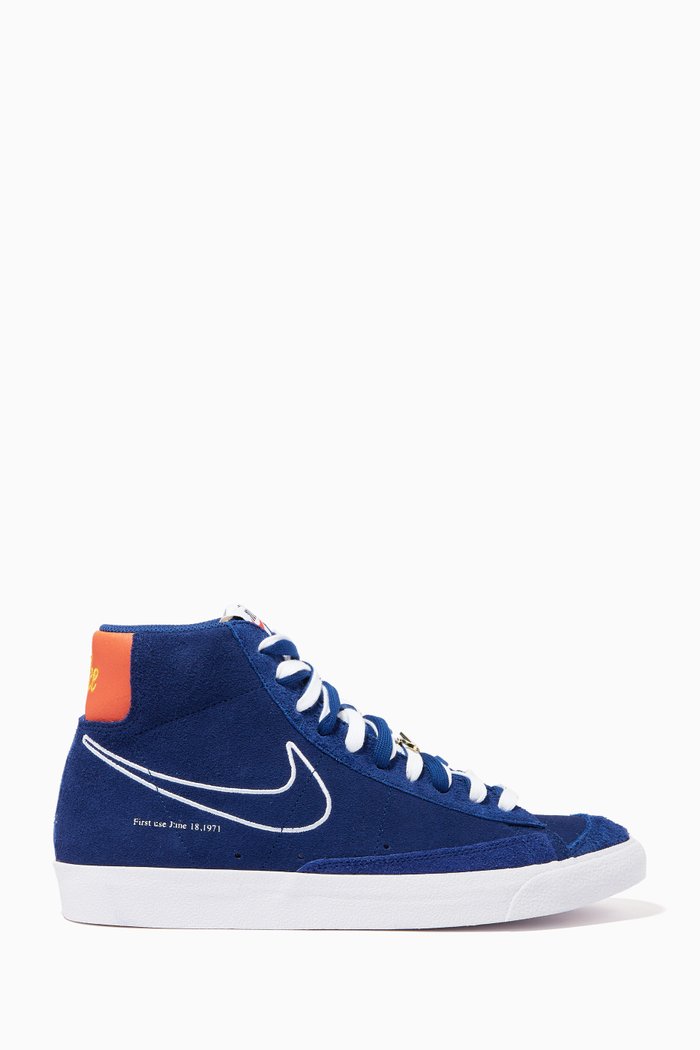 

Blazer Mid '77 Sneakers in Leather, Blue
