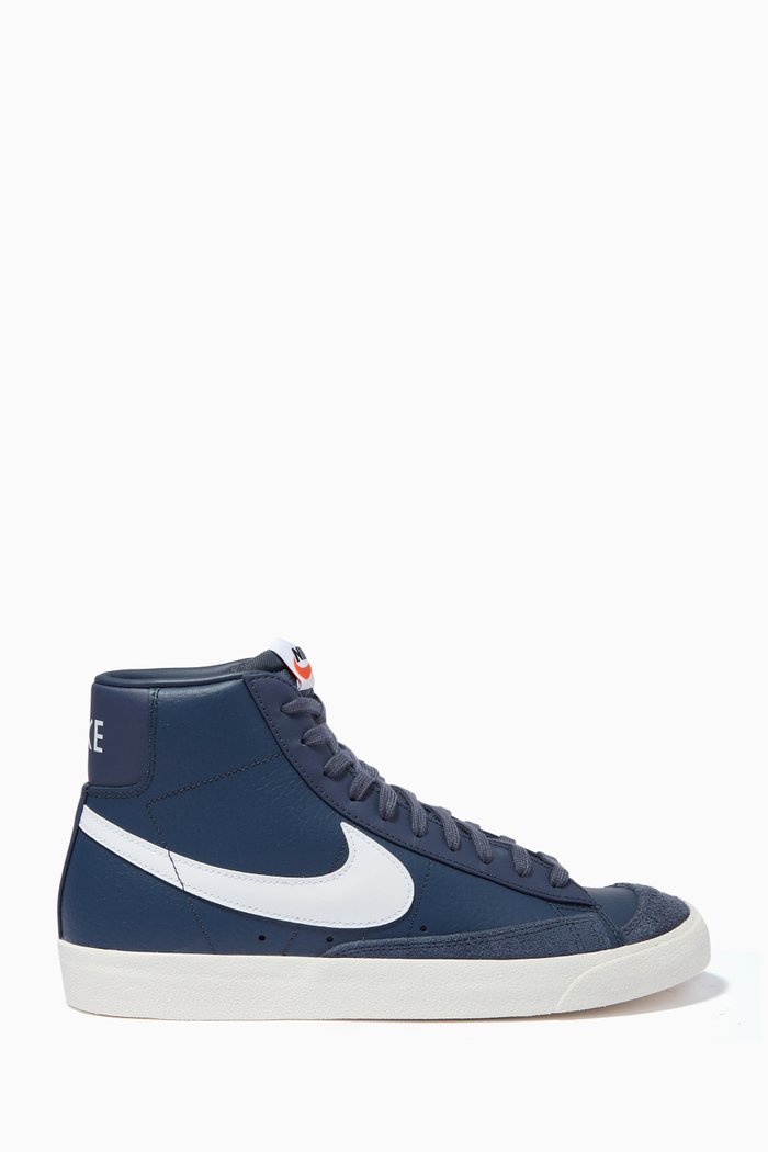 

Blazer Mid 77 Vintage Sneakers in Leather, Blue