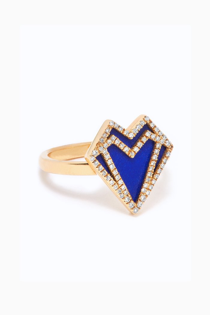 

My Heart Diamond Ring in 18kt Yellow Gold
