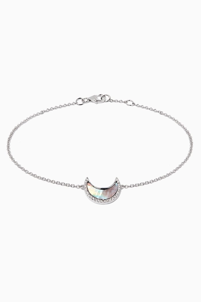 

My Sky Moon Diamond Bracelet in 18kt White Gold