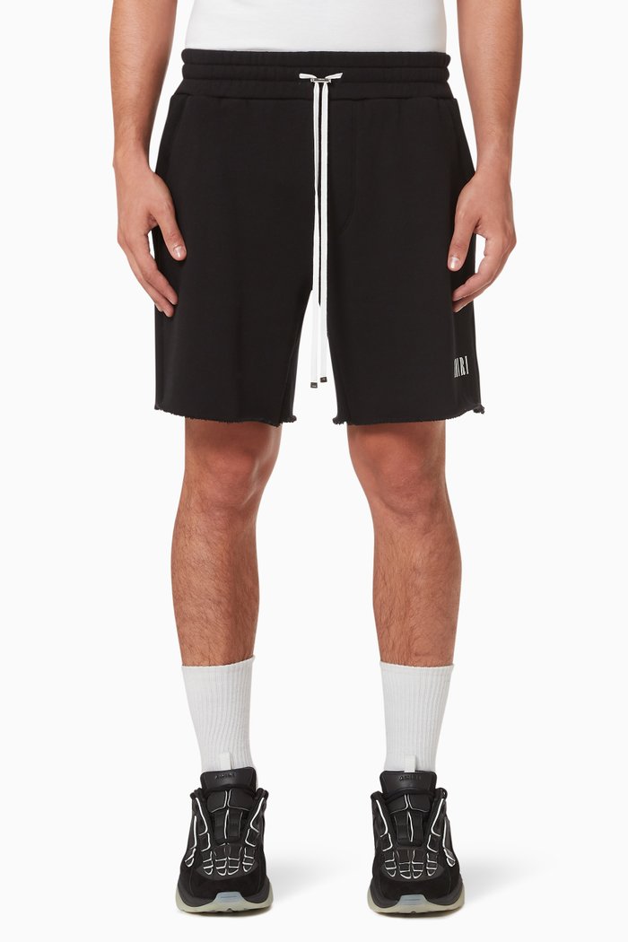 

Core Logo Slim Fit Sweatshorts in Cotton Terry, Black