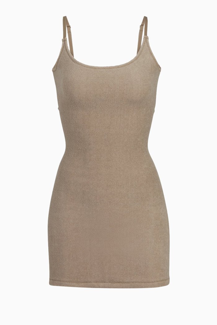 

Terry Slip Dress, Brown