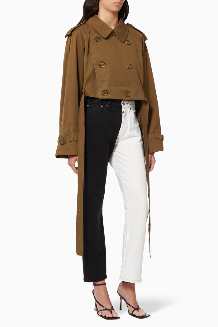 

Designer x Burberry Top Jacket in Cotton Garbardine, Neutral
