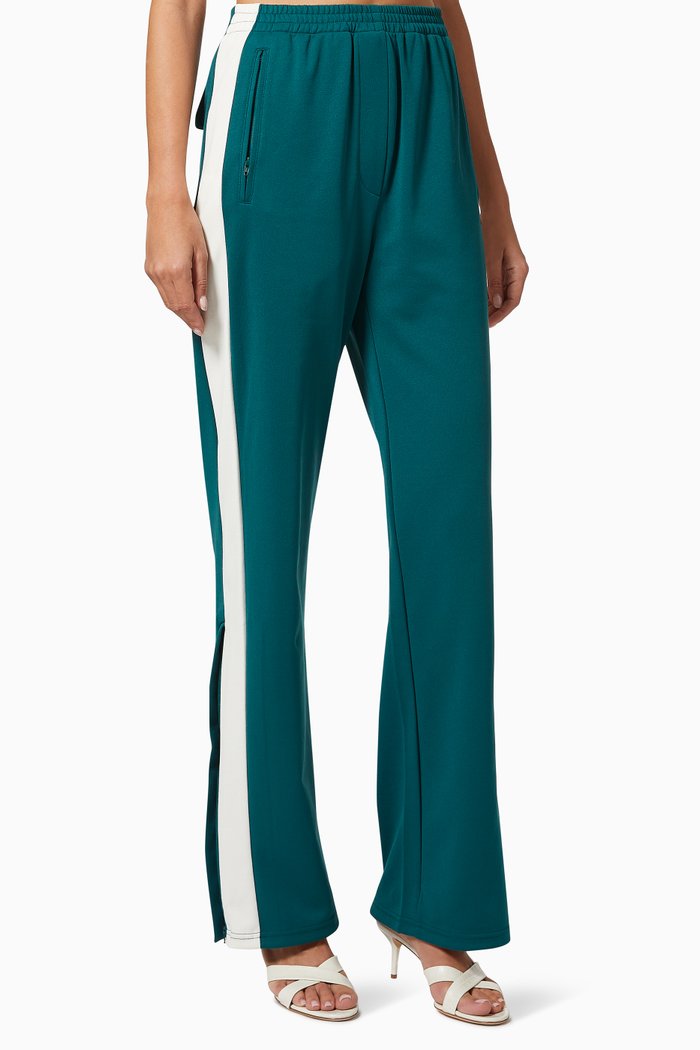 

Stripe Track Pants in Jersey, Green