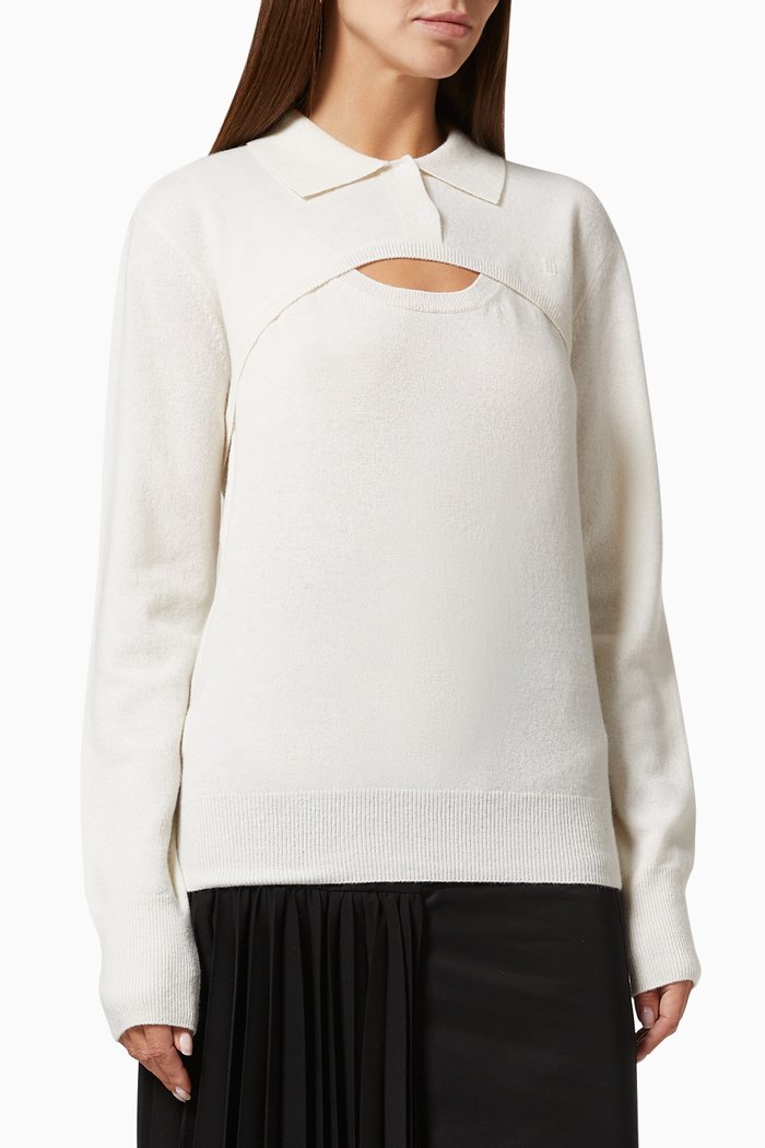 

Top Set in Wool Knit, Neutral