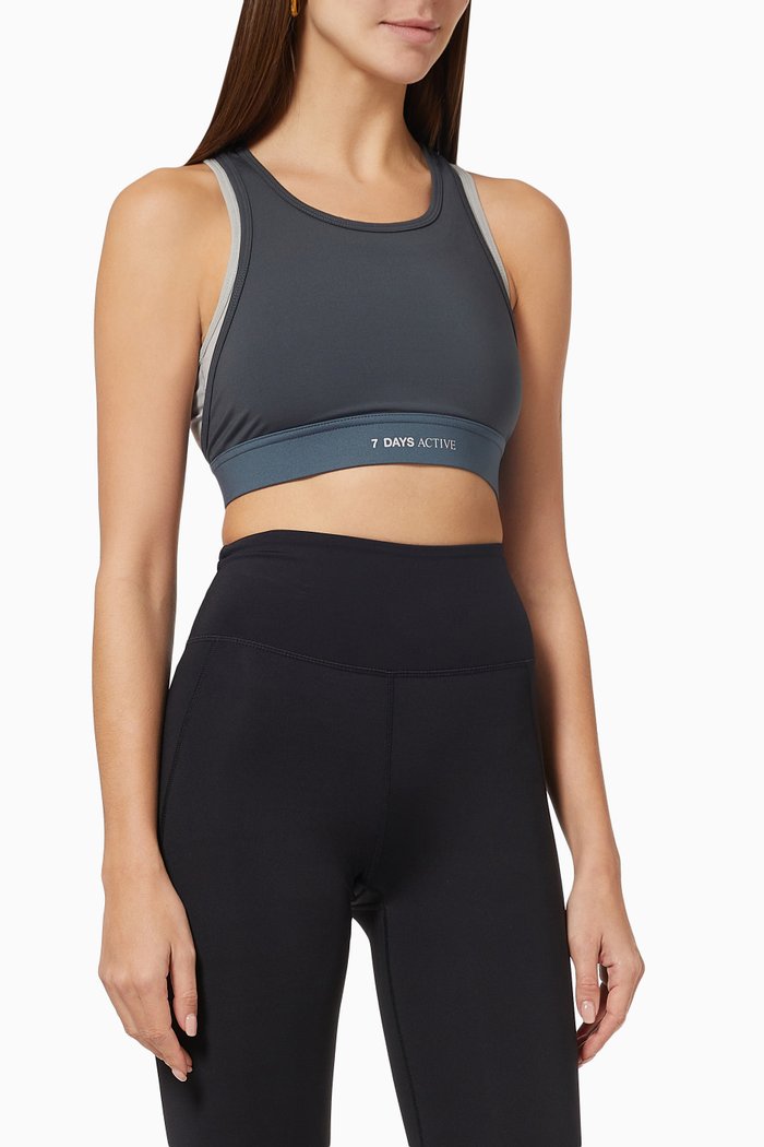 

2 Layer Sports Bra, Black