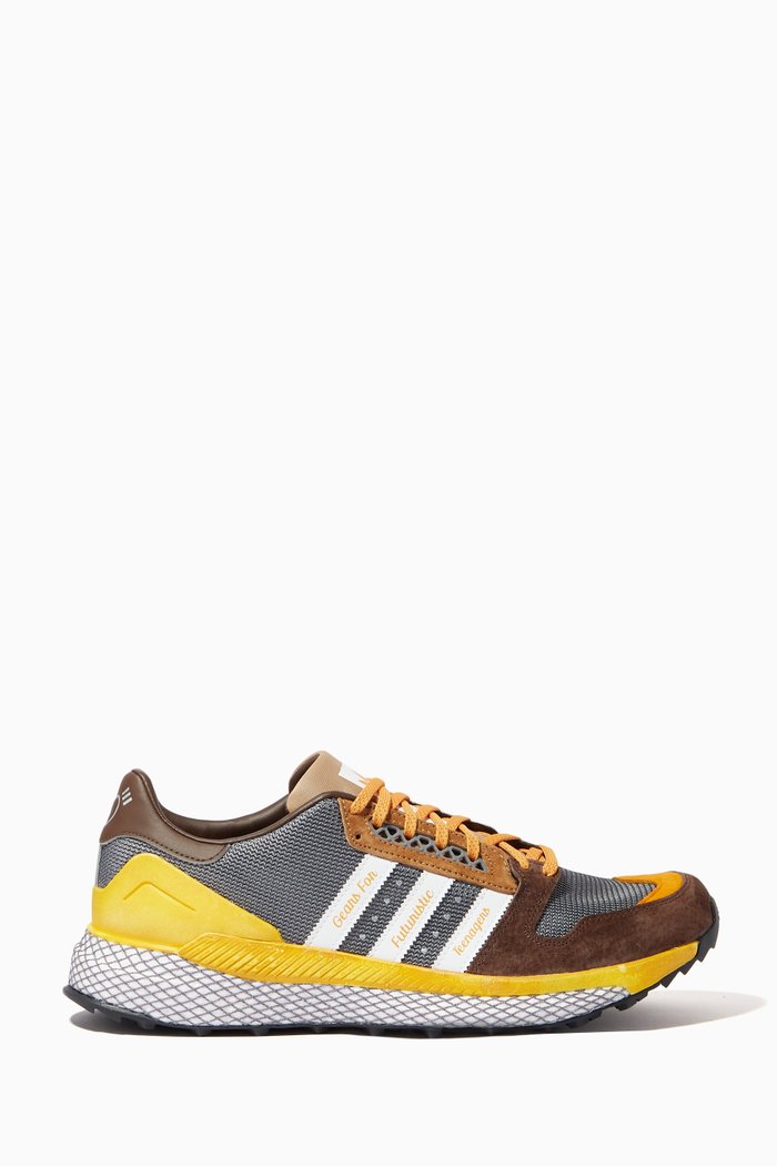 Questar HM Sneakers in Mesh & Suede, Brown