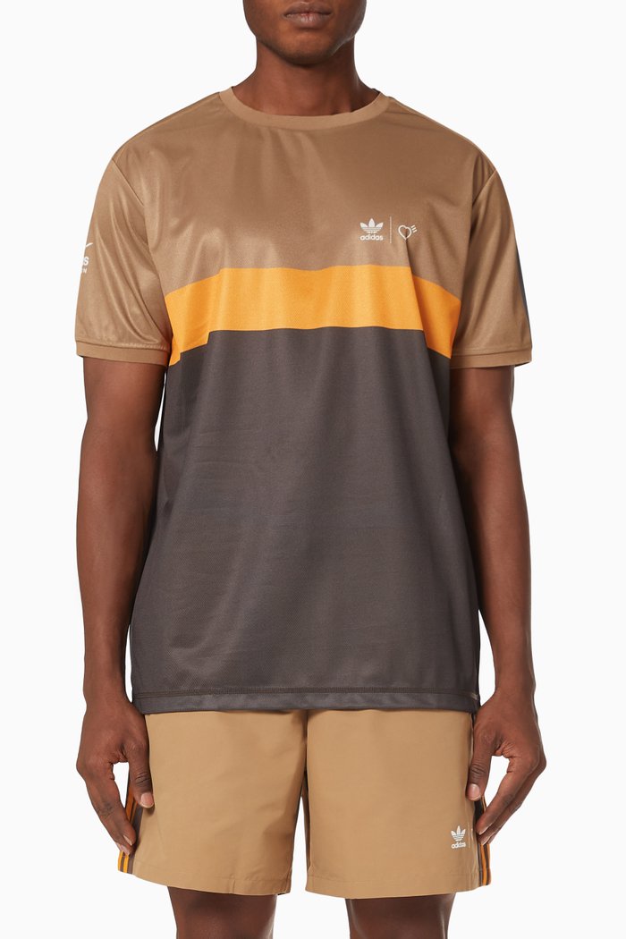

Human Made Graphic T-shirt in Recycled Piqué, Brown