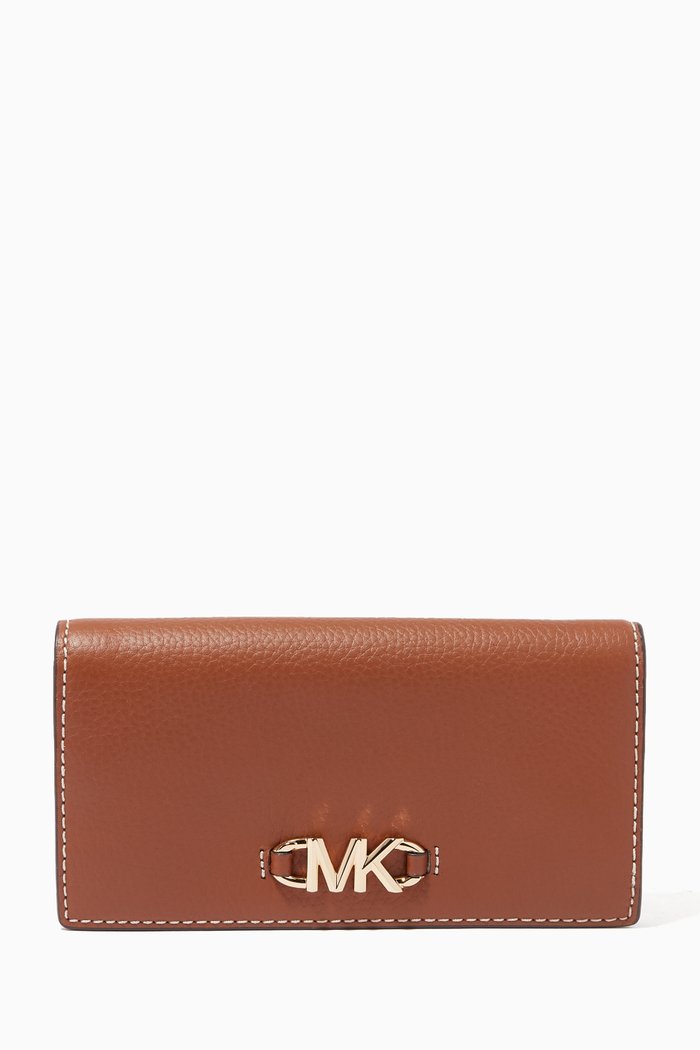 Izzy Wallet in Leather, Brown