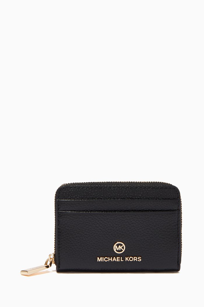 

Small Jet Set Wallet in Leather, Black