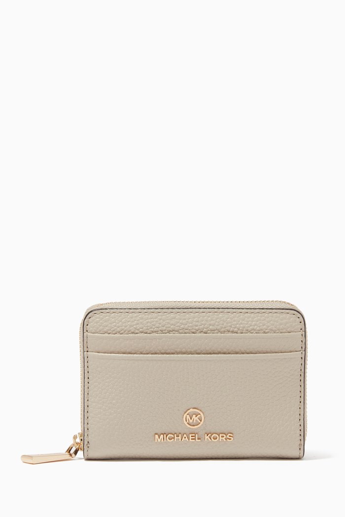 

Small Jet Set Wallet in Leather, Brown