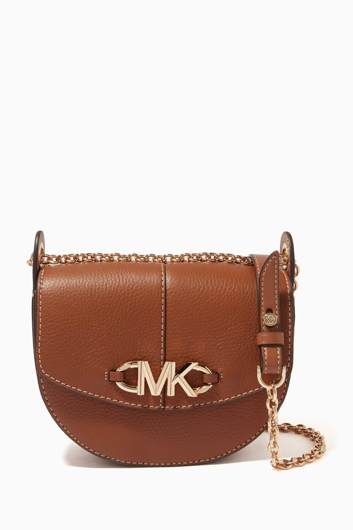 

Izzy Saddle Bag in Leather, Brown