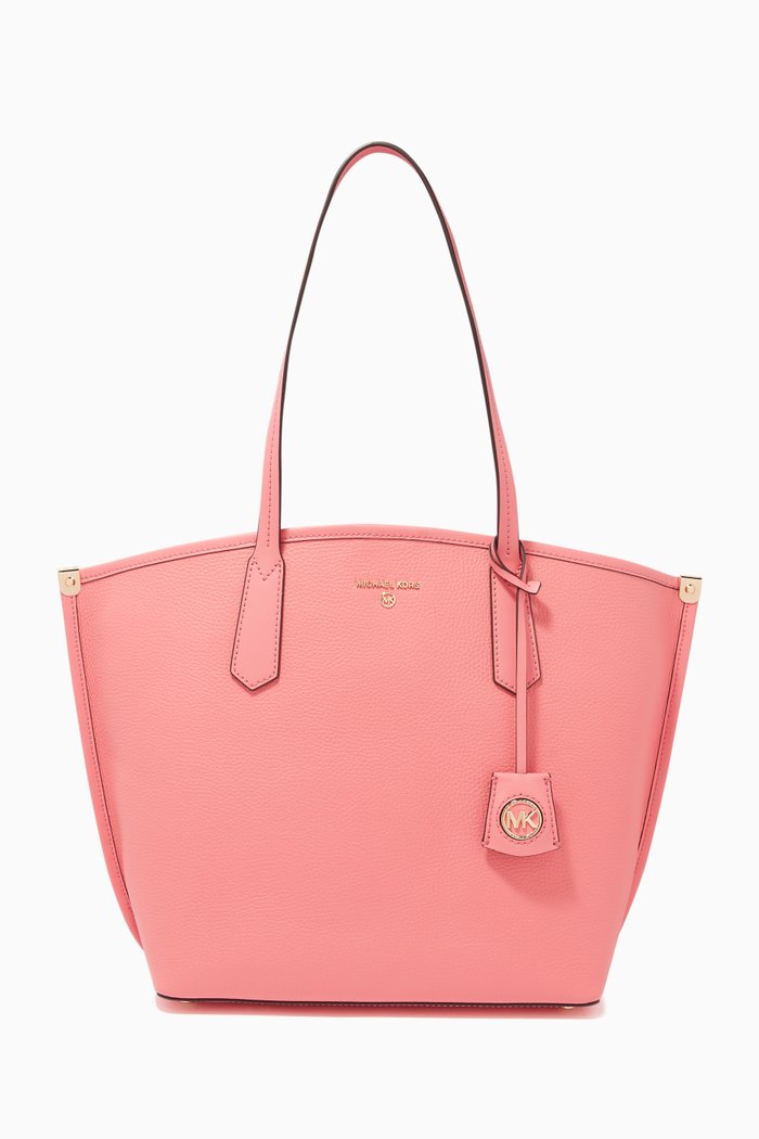 

Large Jane Tote Bag in Leather, Red