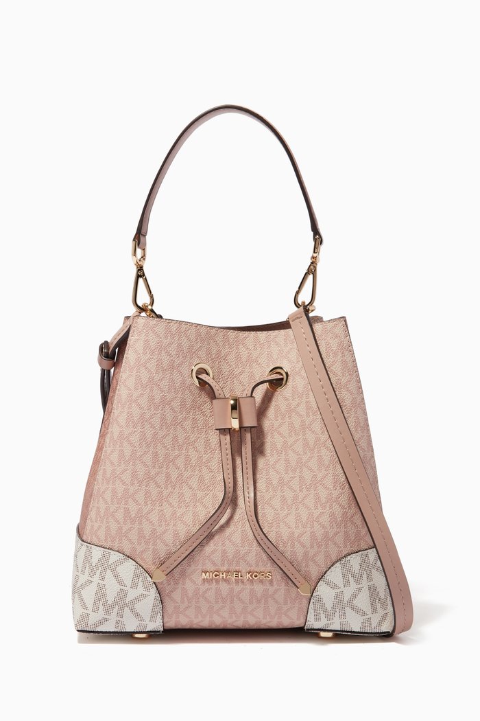 

Small Mercer Gallery Bucket Bag in Logo Canvas, Multicolour