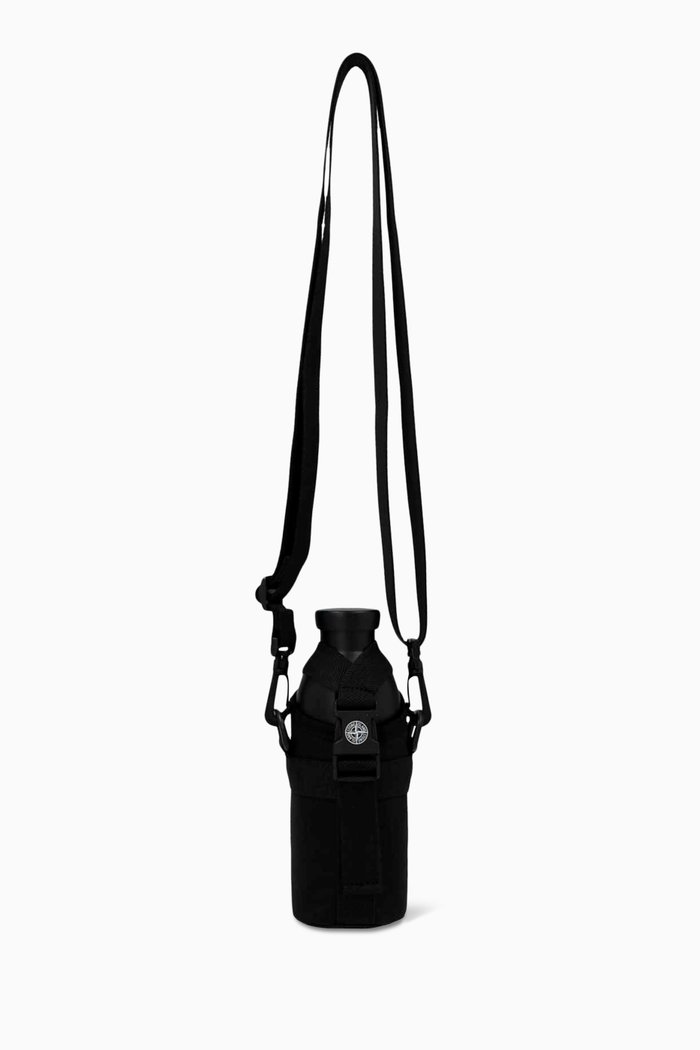

Bottle with Bag in Stainless Steel, Black