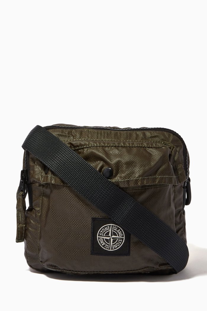 

Convertible Crossbody Bag in Nylon, Green