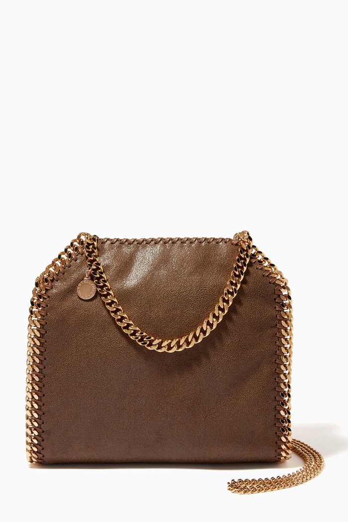 

Mini Falabella Tote Bag in Shaggy Deer, Green