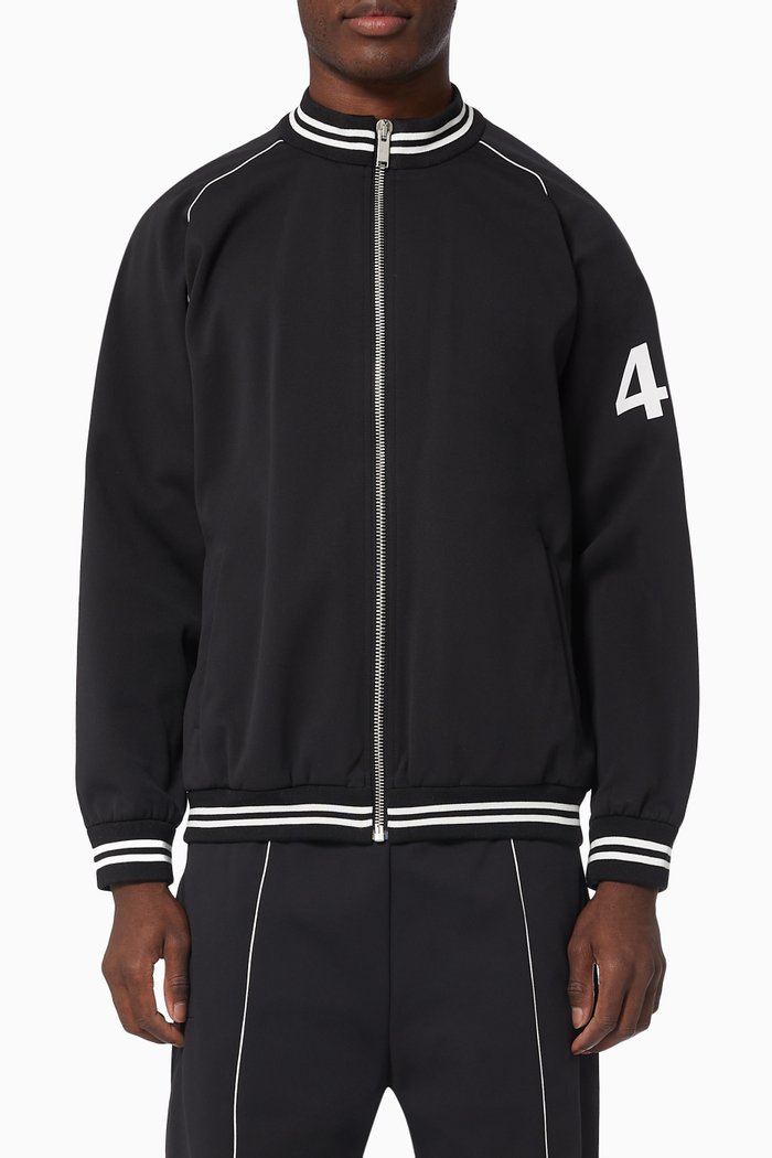 

Track Jacket in Fleece, Black