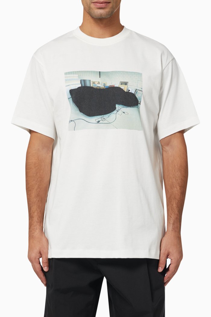 

Enzo Stash T-shirt in Jersey, White