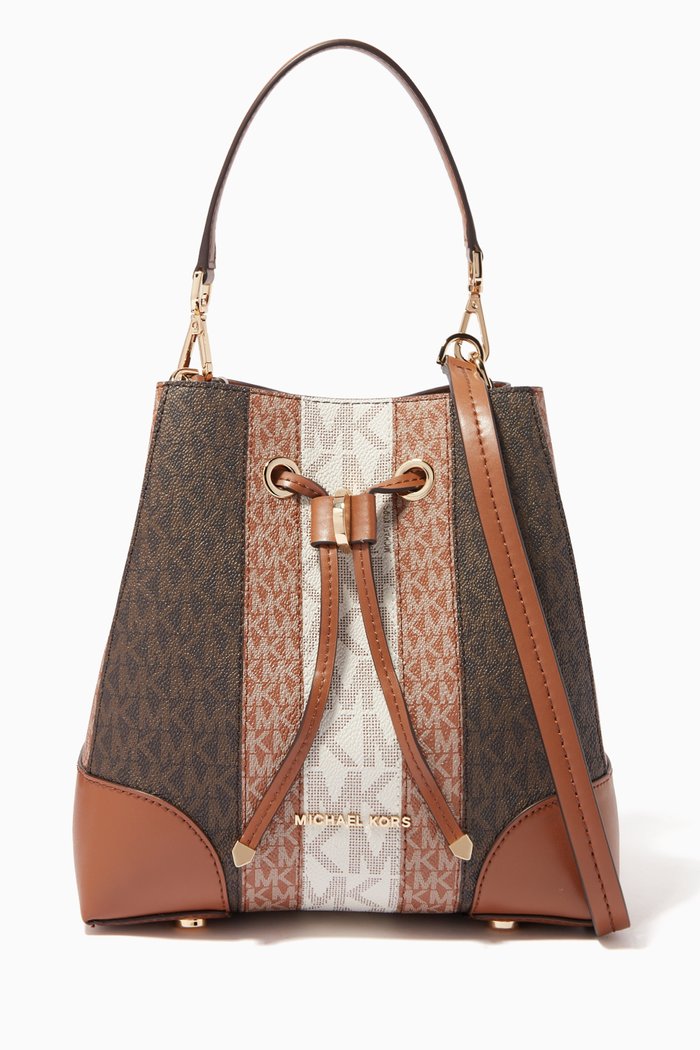 

Small Mercer Gallery Bucket Bag in Logo Canvas, Multicolour
