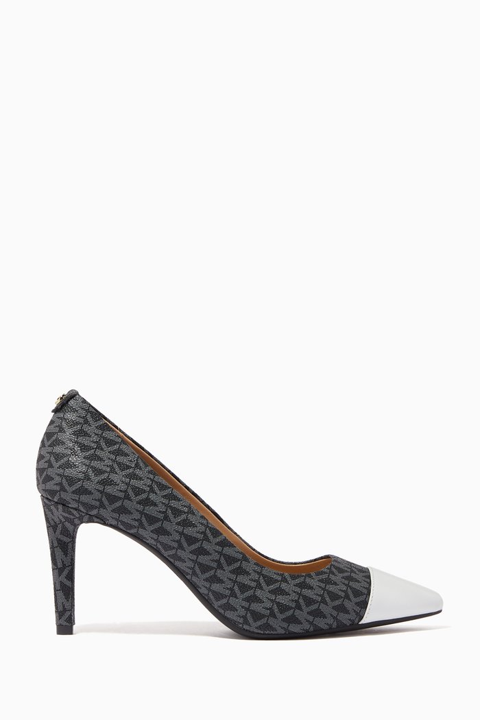 

Dorothy Flex Pumps in Logo Canvas, Black