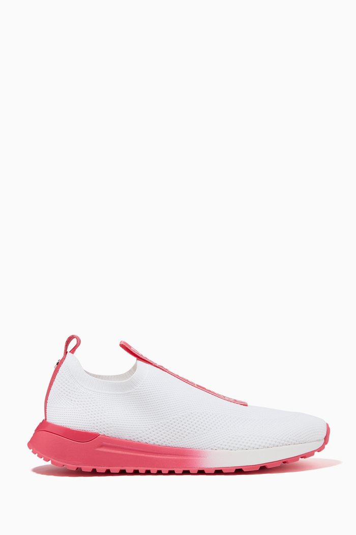 

Bodie Logo Tape Sneakers in Mesh, White