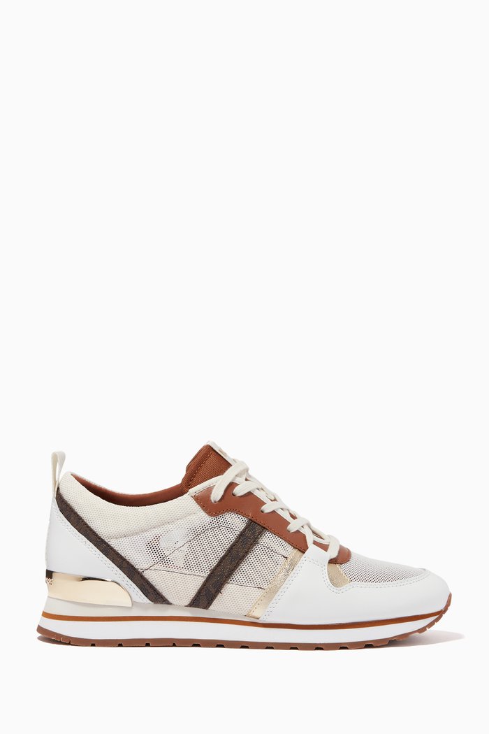 

Dash Sneakers in Mixed Leather, Multicolour