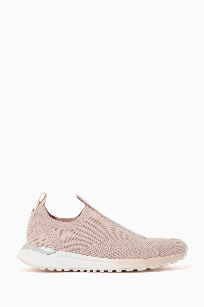 

Bodie Logo Tape Sneakers in Mesh, Pink