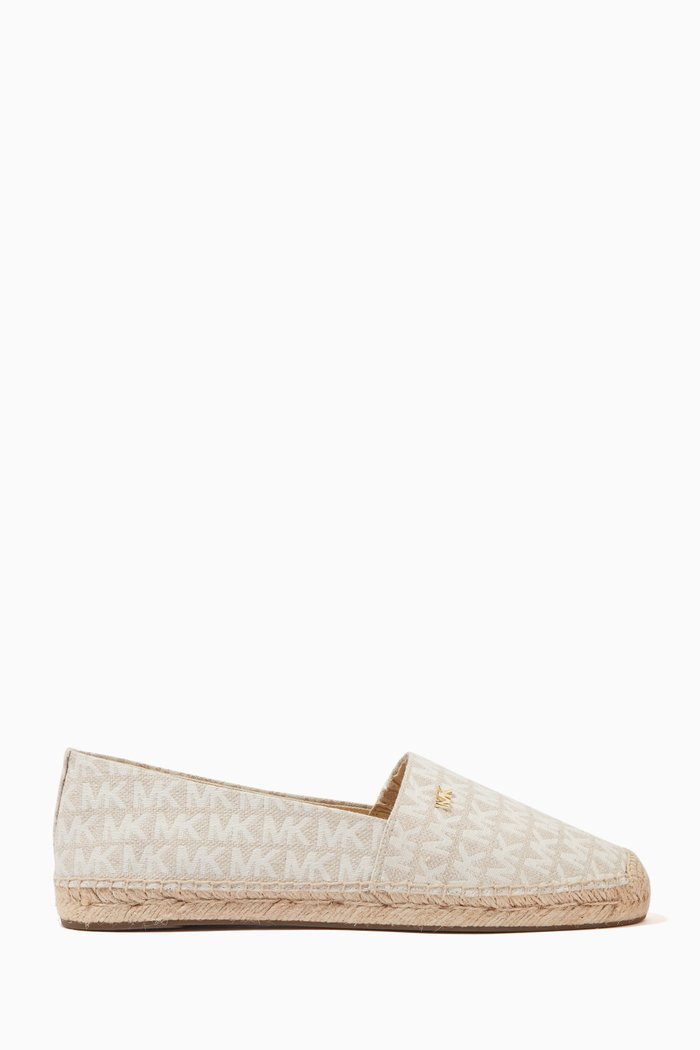 

Kendrick Espadrilles in Logo Canvas, Brown