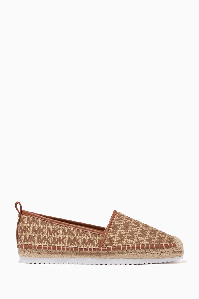 

Lenny Espadrilles in Logo Jacquard, Brown