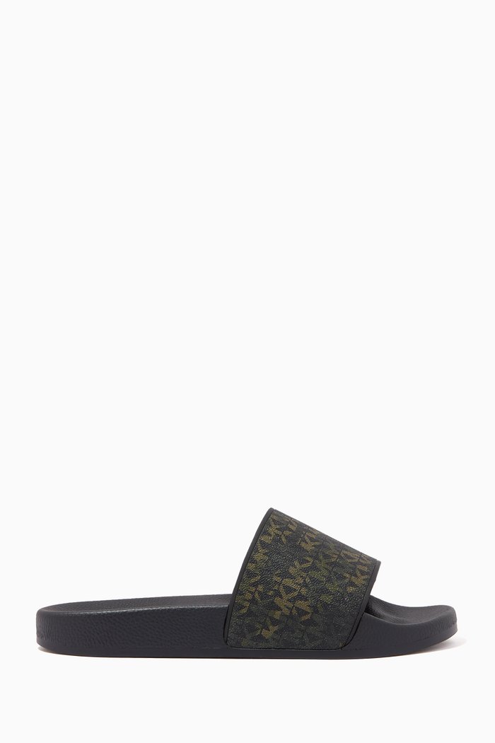 

Jake Slides in Logo Canvas, Multicolour