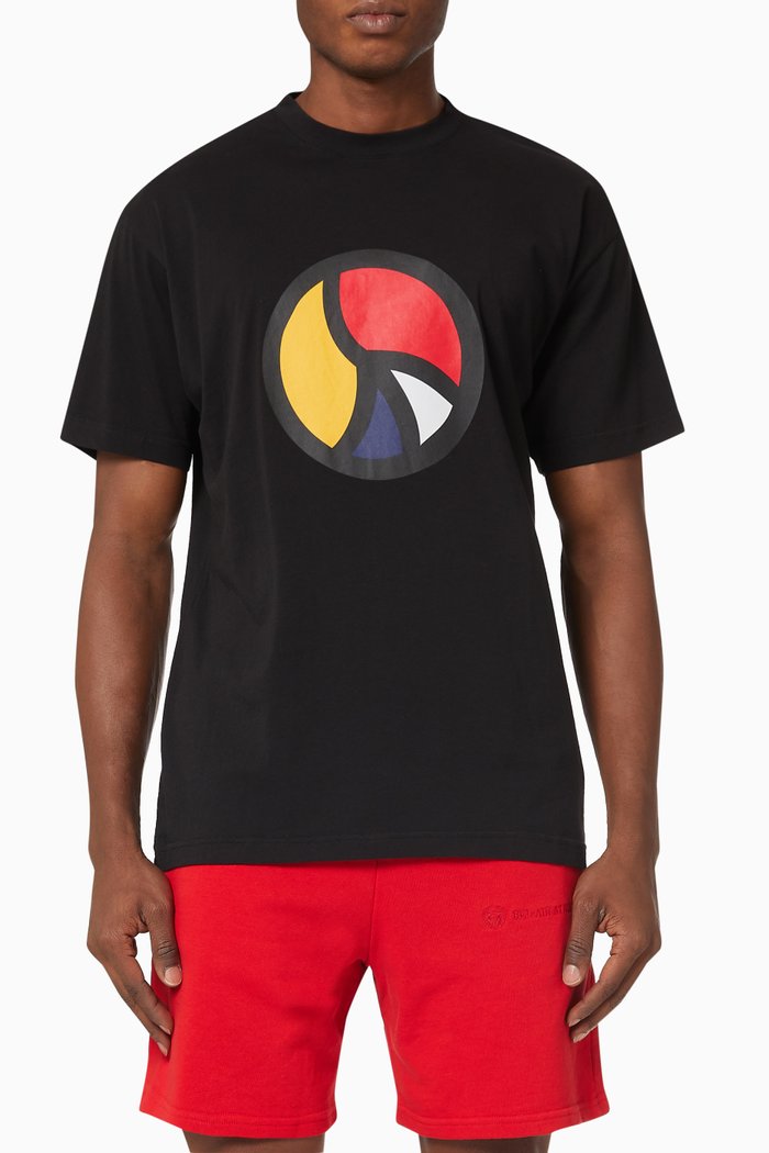 

Peace T-shirt in Jersey, Black