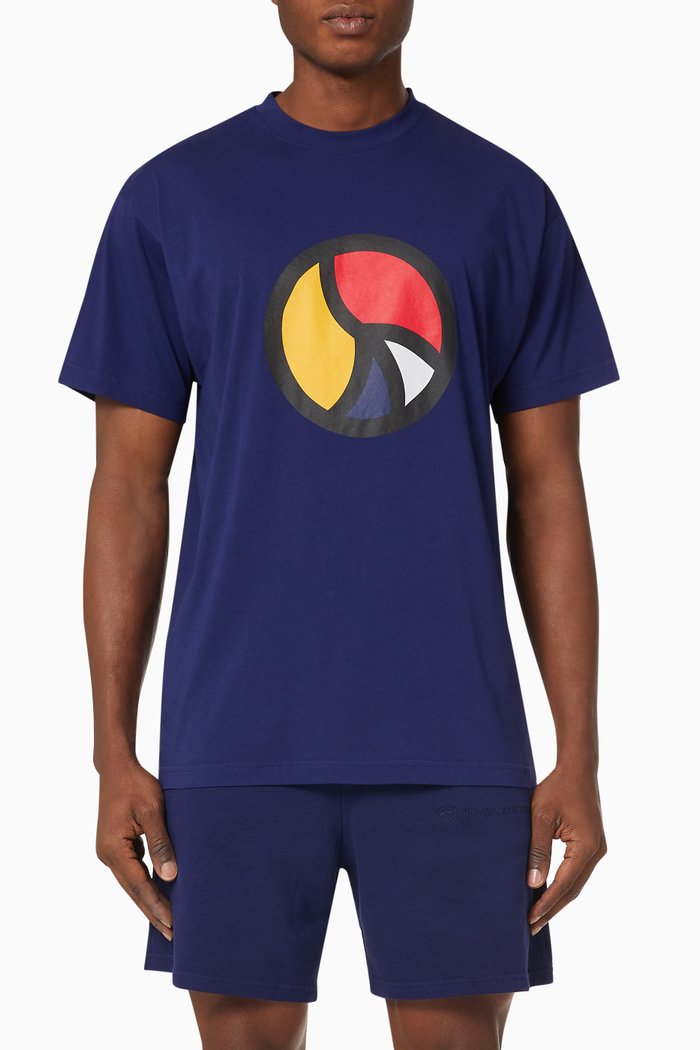 

Peace T-shirt in Jersey, Blue