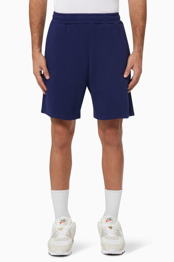 Academy Crest Shorts in Jersey, Blue
