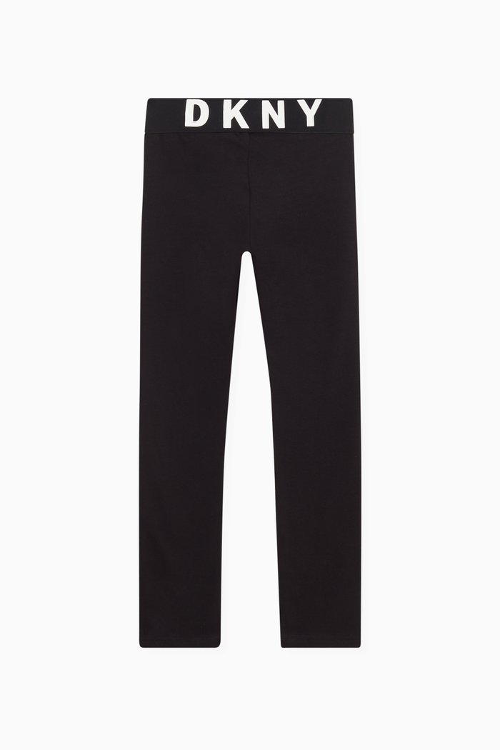 

Logo Leggings in Stretch Jersey, Black