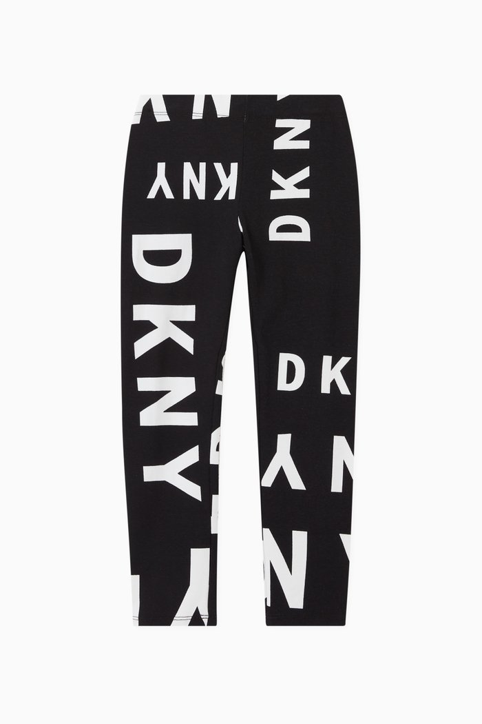 

Logo Leggings in Stretch Jersey, Black