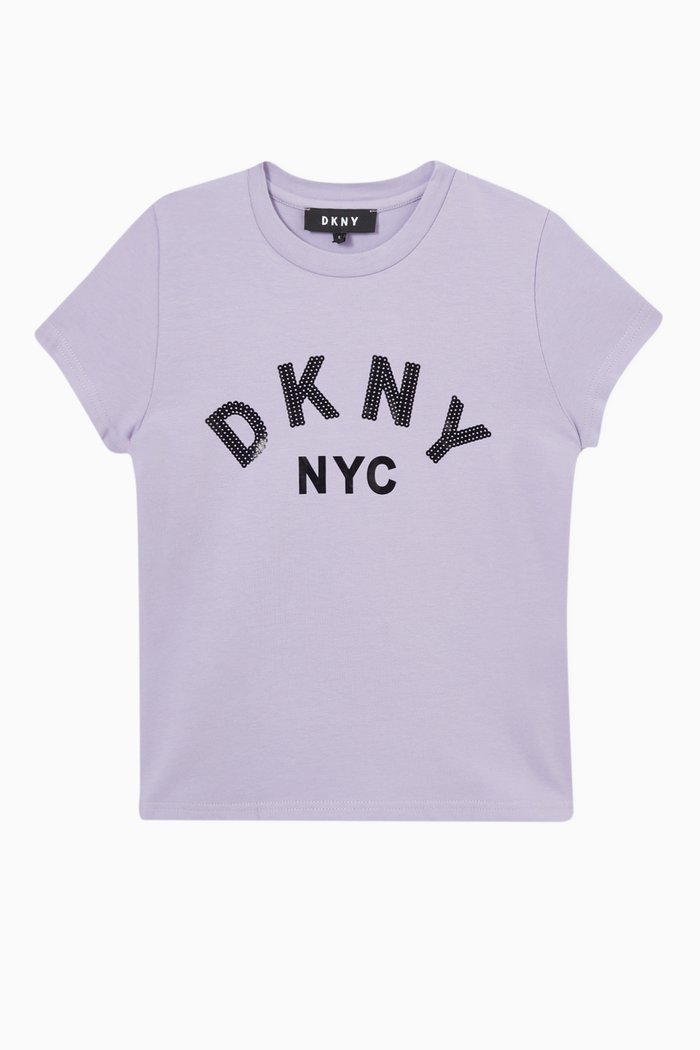 

Logo T-shirt in Jersey, Purple