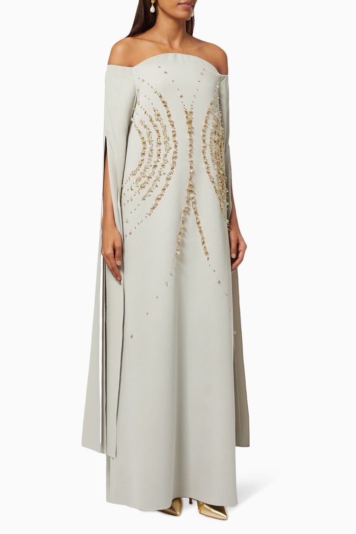 

Nyla Dress with Sequin Embellishment, Green