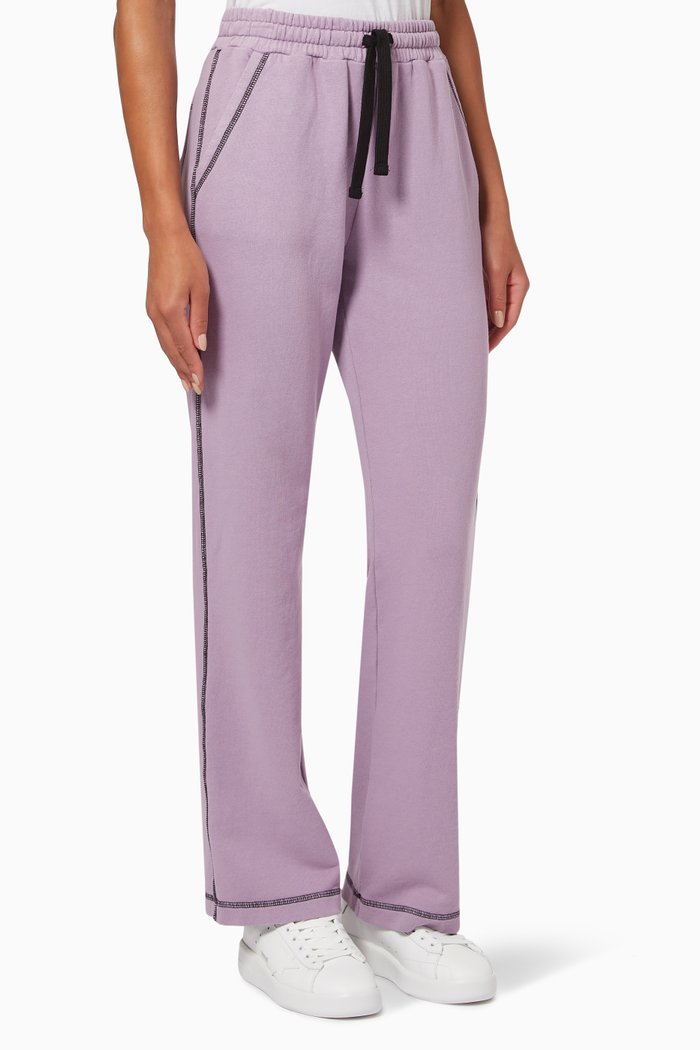 

Regular Fit Sweatpants in Jersey, Purple