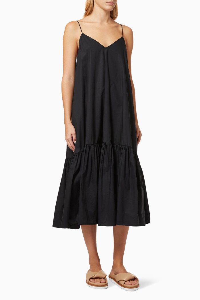 

The Averie Dress in Cotton, Black