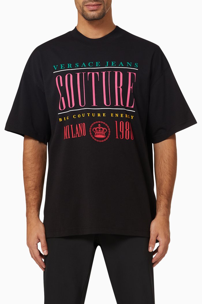 

Vintage Logo T-shirt in Cotton, Black