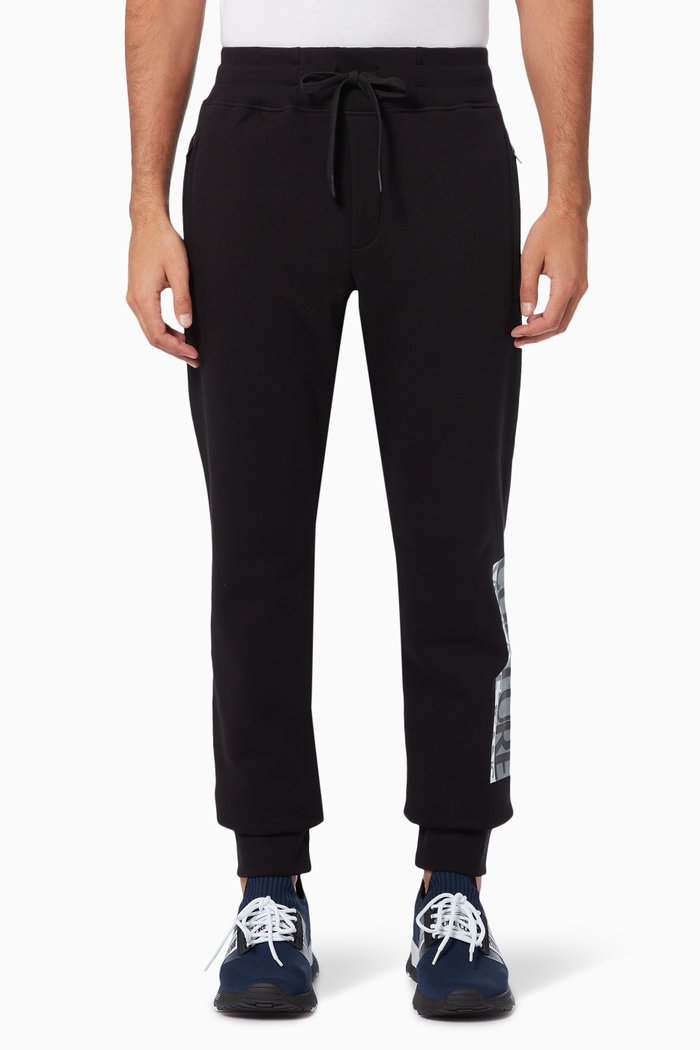 

Institutional Logo Sweatpants in Cotton, Black
