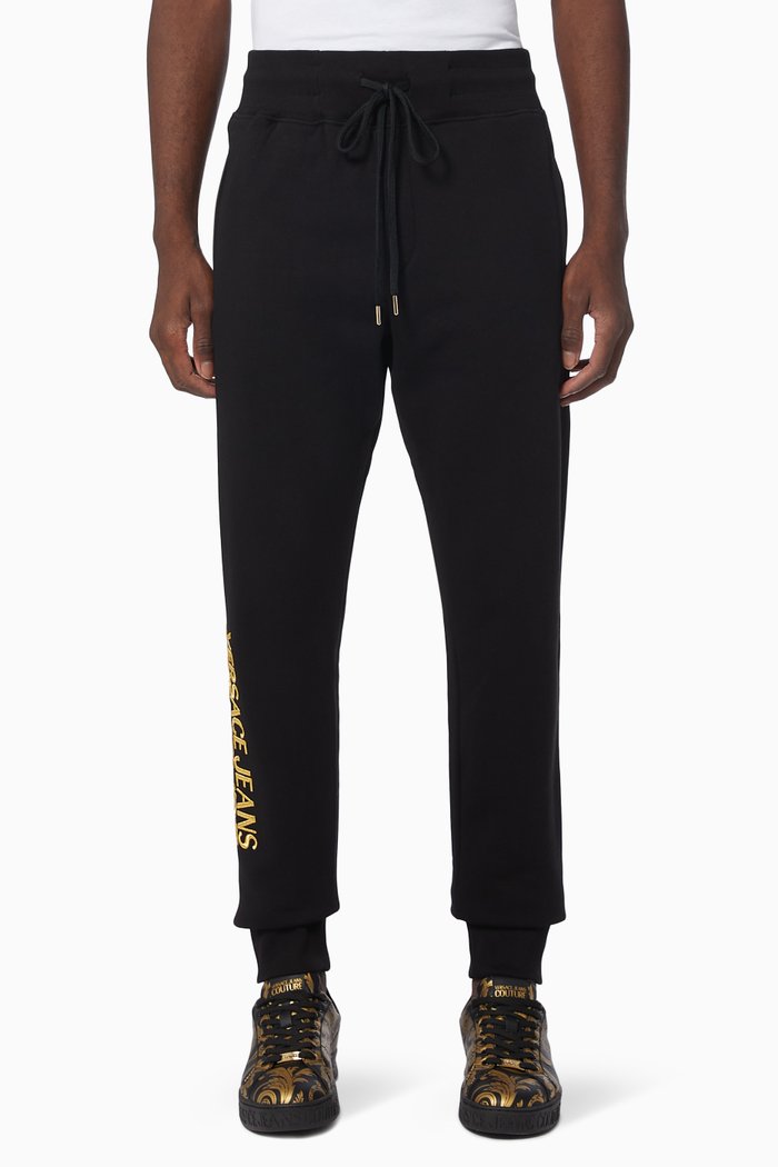 

Institutional Logo Sweatpants in Cotton, Black