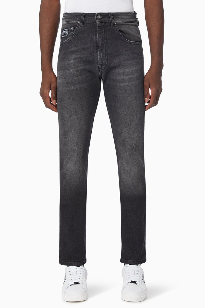 

Comfort Denim Jeans in Cotton, Black