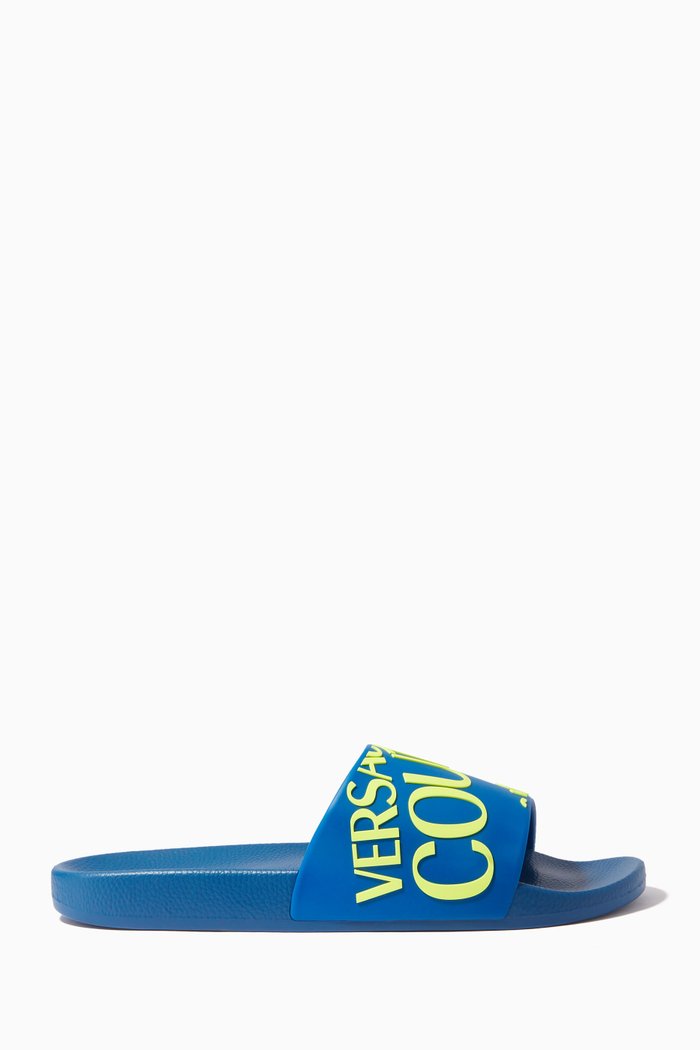 

Logo Slides in Rubber, Blue