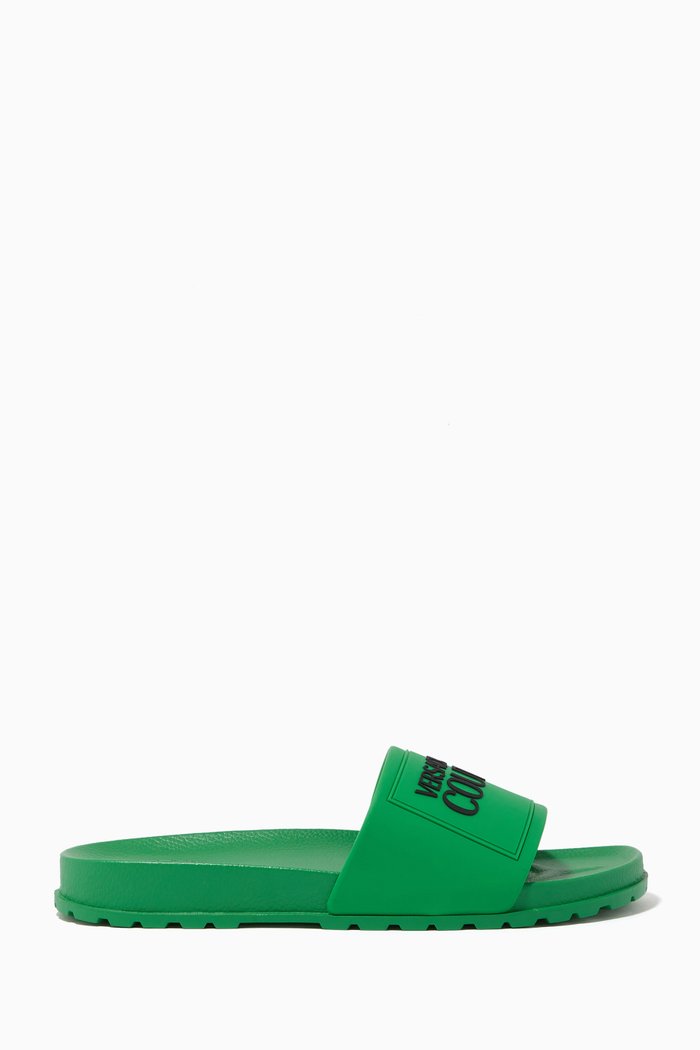 

Logo Slides in Rubber, Green
