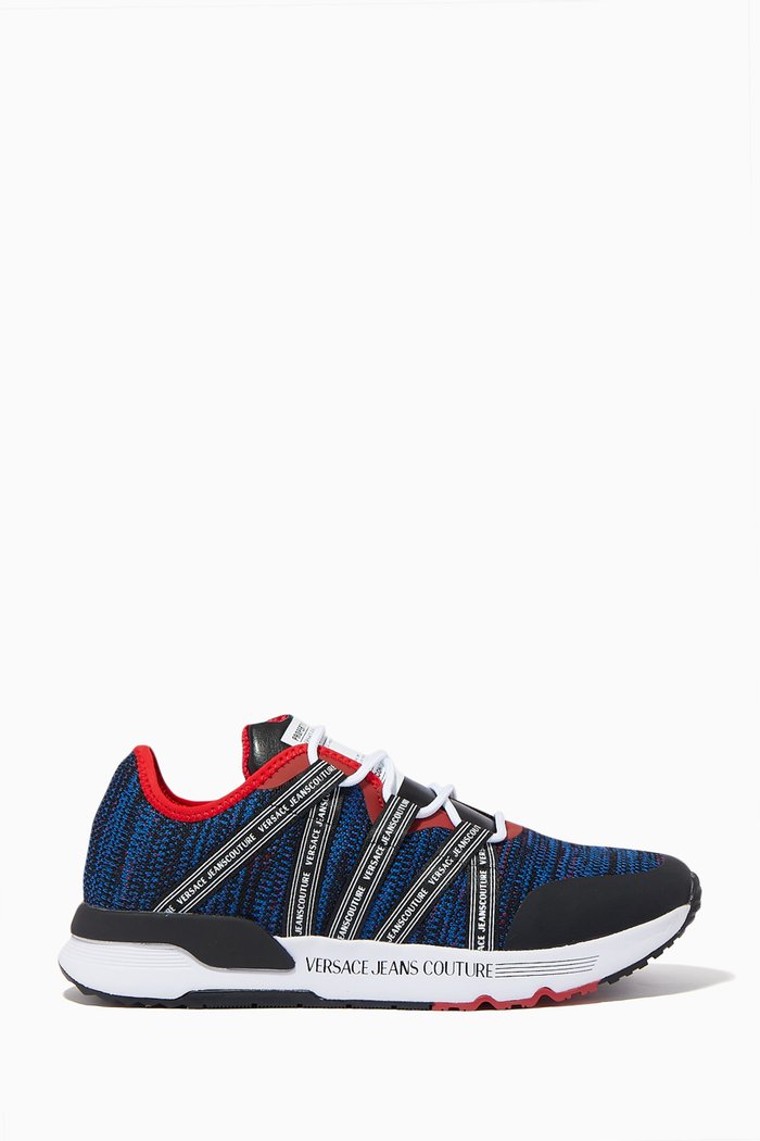 

Dynamic Sneakers in Knit Fabric, Blue